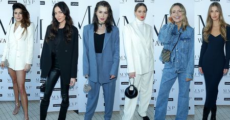 Gwiazdy na pokazie mody: Anna Markowska, Zosia Ślotała, Anna-Maria Sieklucka, Edyta Zając