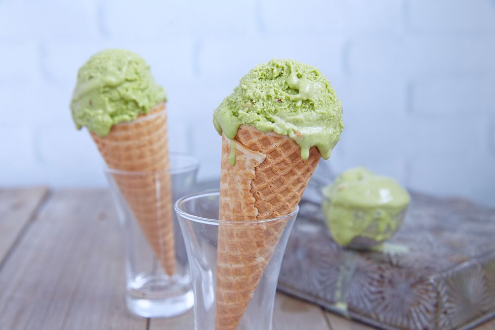 Lody o smaku zielonej herbaty to jeden z niedawnych trendów