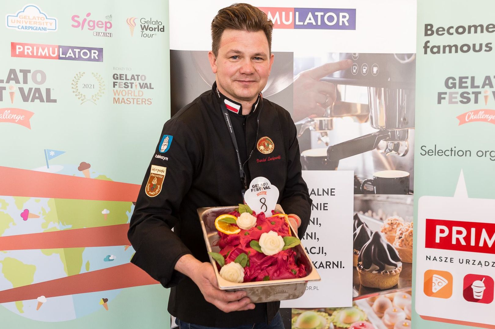 Daniel Żurkowski wymyślił 240 smaków lodów