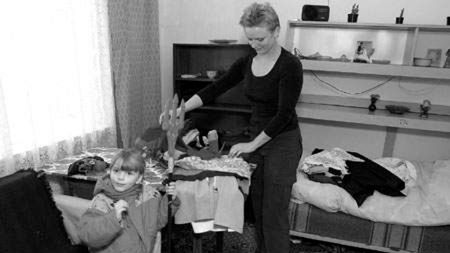 Wioletta Gręda z córką