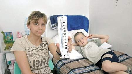 Temperatura w salach sięgała 30 stopni