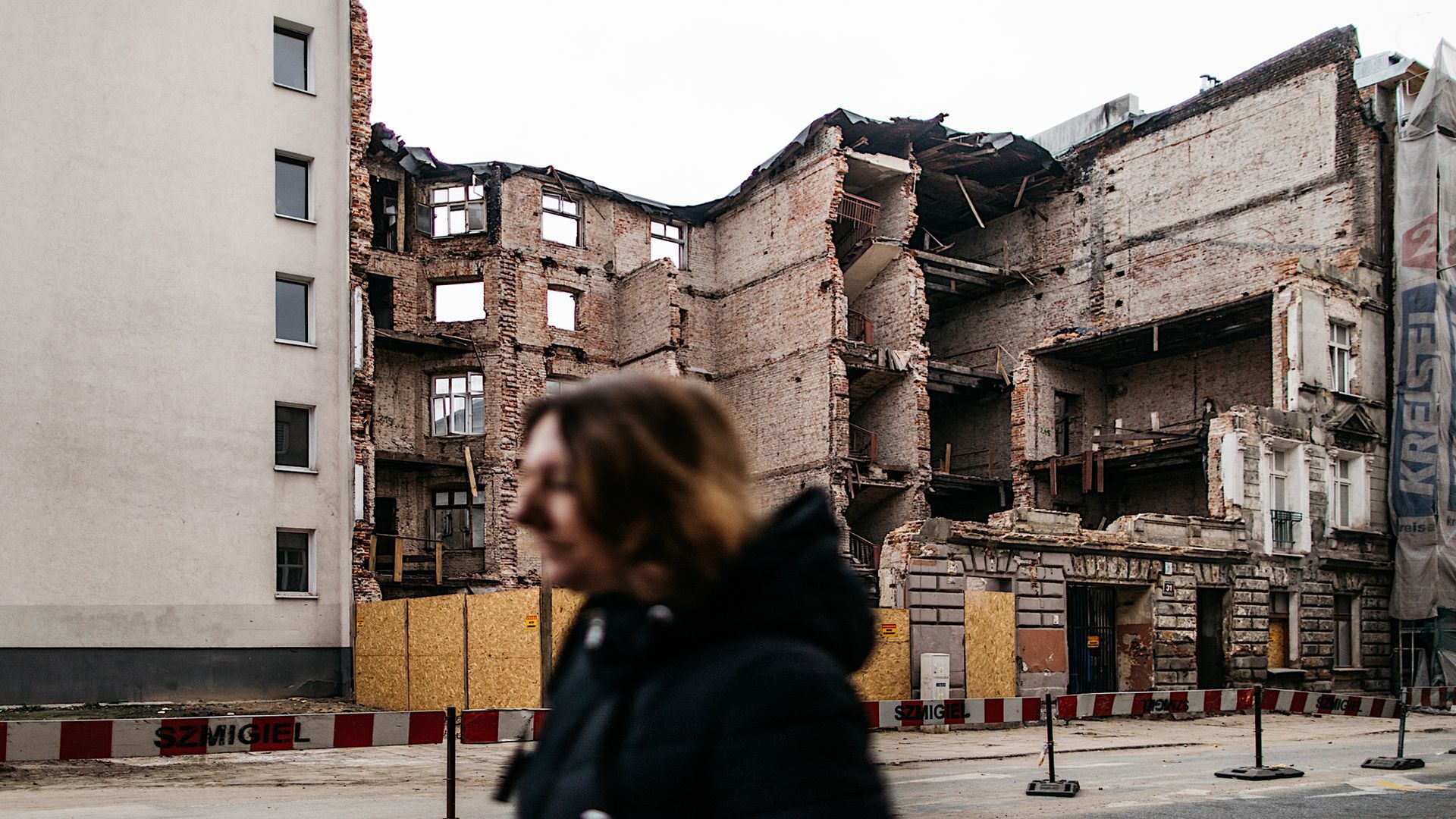Kamienica przy ul. Rewolucji 1905 r. w Łodzi zawaliła się pod koniec października. Na szczęście nikt w niej nie mieszkał