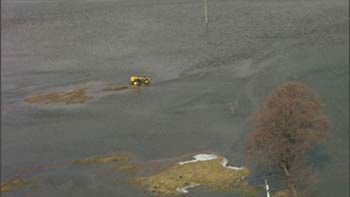 Zalane tereny w okolicach Tomaszowa Mazowieckiego
