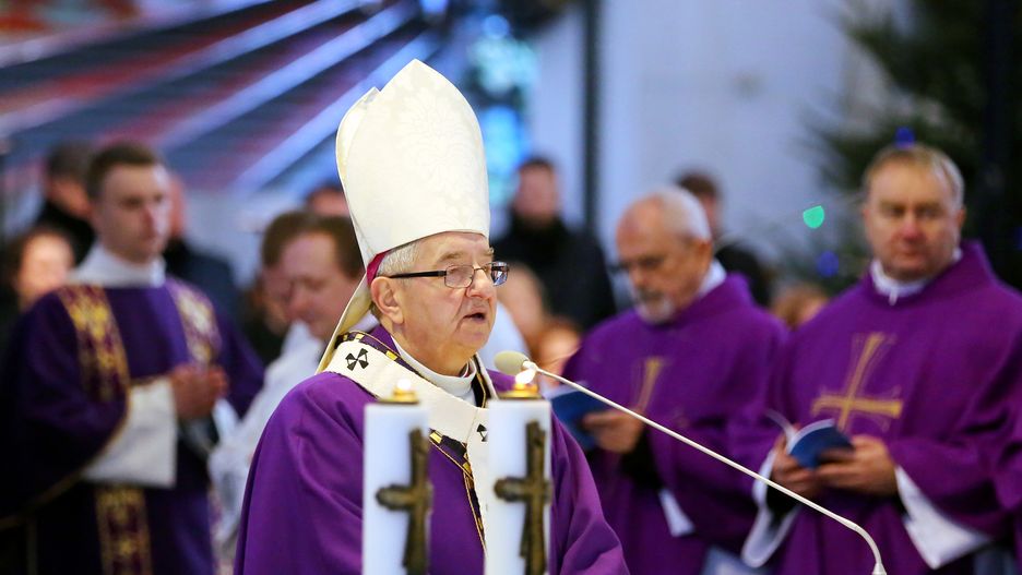 Homilię na pogrzebie Pawła Adamowicza wygłosił abp Leszek Sławoj Głódź
