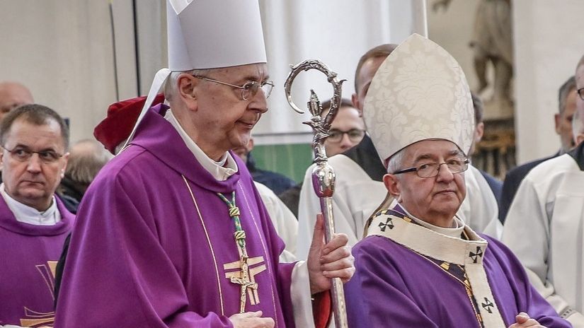 Abp Stanisław Gądecki i abp Sławoj Leszek Głódź.