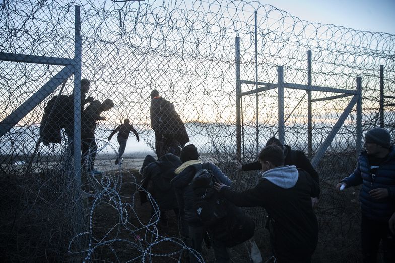Kryzys migracyjny na granicy Turcji i Grecji.