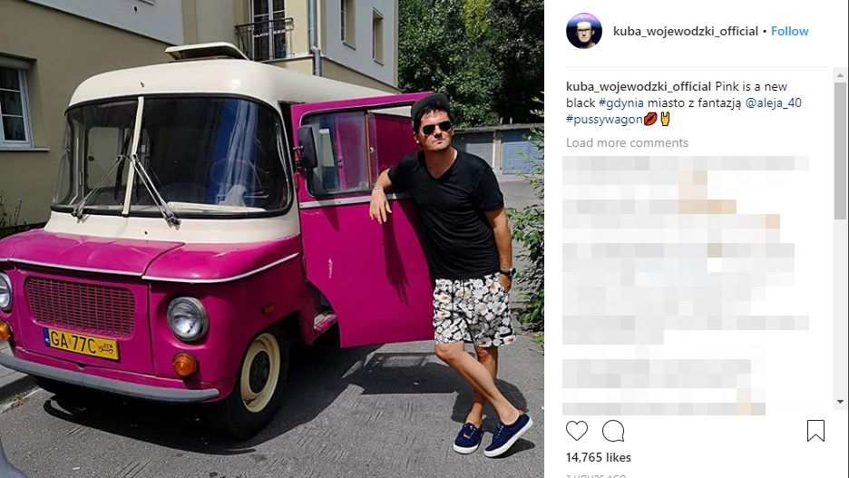 Kuba Wojewódzki przy nysie