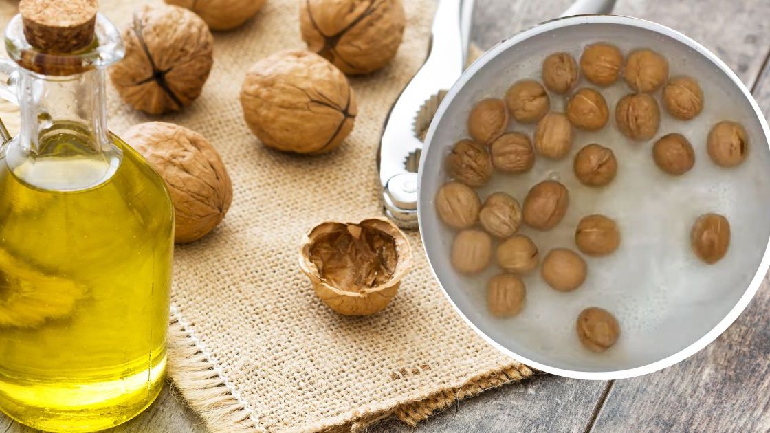 Orzechy włoskie w wodzie