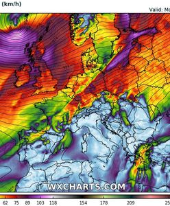 Pogoda. Huragan "Dennis" nadciąga po "Sabinie". Wichura dotrze nad Polskę