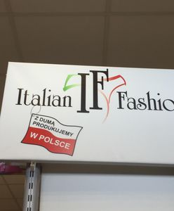 "Italian Fashion", ale prosto z Polski. Firma tłumaczy, co ma na myśli
