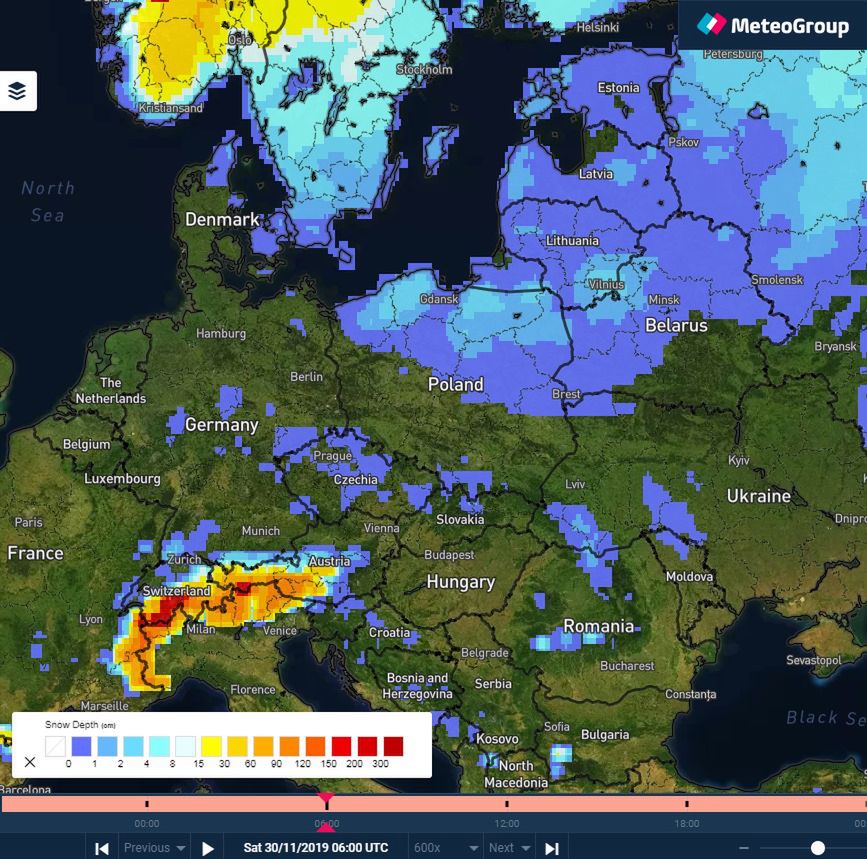 Pierwszy śnieg już w ten weekend. 