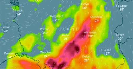 Prognoza pogody. Nadchodzi potężny front. "Rózga burzowa" przed niżem Thekla i 15 st. C z Arktyki