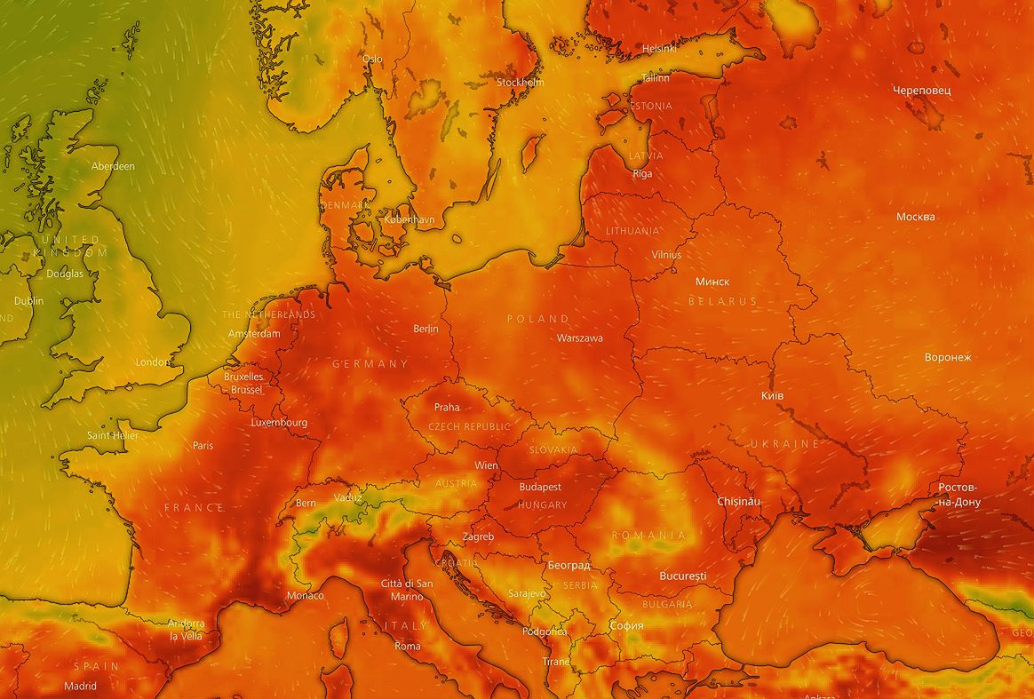 Pogoda dla Polski na najbliższe dni. Nie będzie ciepło, ani gorąco. Z nieba będzie lał się żar