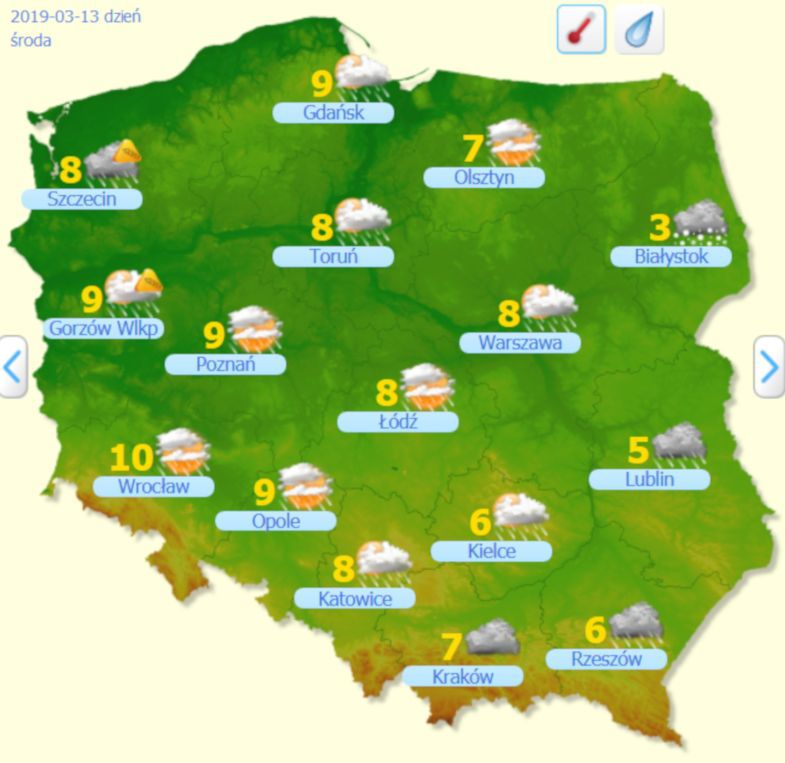 Wiosny nadal nie widać. Porywisty wiatr i śnieg z deszczem