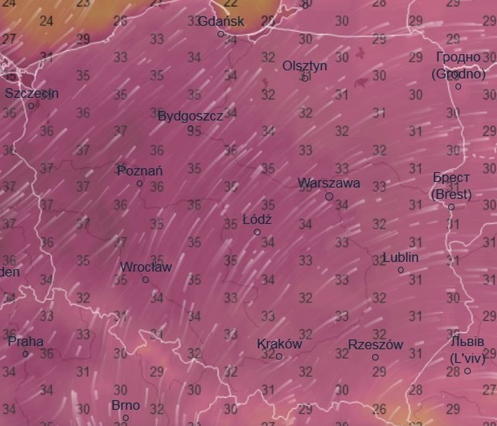Pogoda. Prawie 40 stopni w trzech miejscach w Polsce. Co przyniesie poniedziałek?