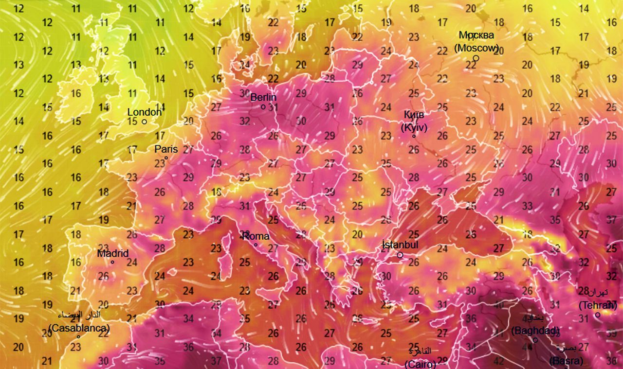 Pogoda. Polska gorętsza niż Afryka. Różnica 20 st. C