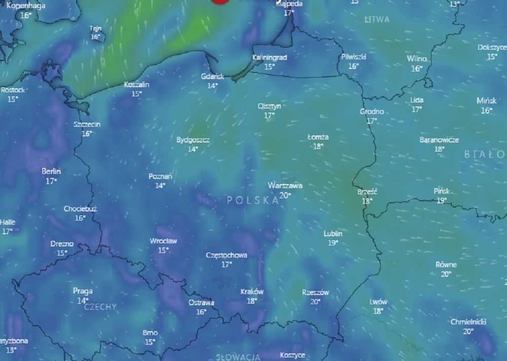 Prognoza pogody na noc z soboty na niedzielę.