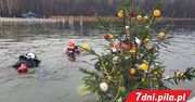 Choinka pod wodą