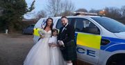 Panna młoda mogła nie dotrzeć na własny ślub. Uratowała ją policja