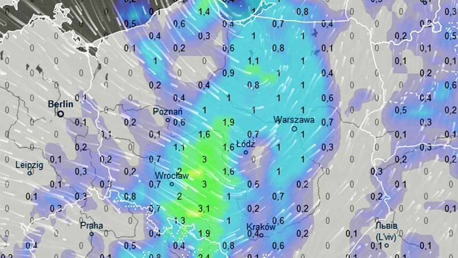 W niedzielny wieczór front dotrze nad Mazowsze
