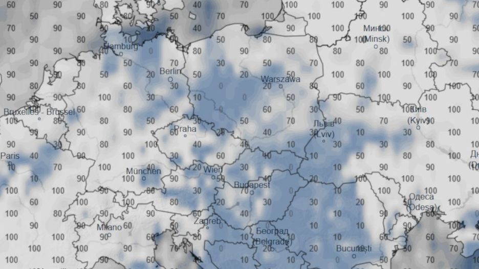 Rano możemy spodziewać się w Polsce dużego zachmurzenia