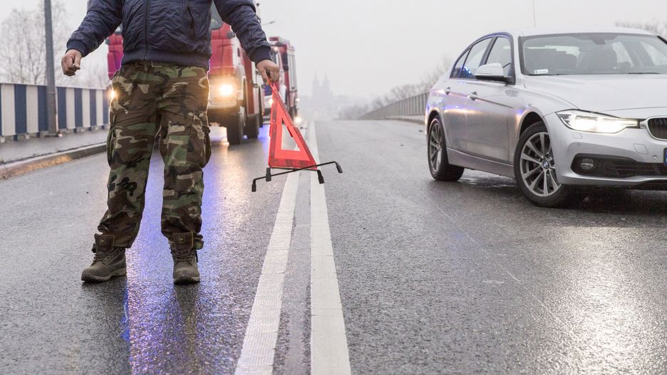 Ślisko może być na mostach i w pobliżu lasów