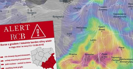 Pogoda. RCB wysyła alarmujące SMS-y. "Jeśli możesz - zostań w domu"