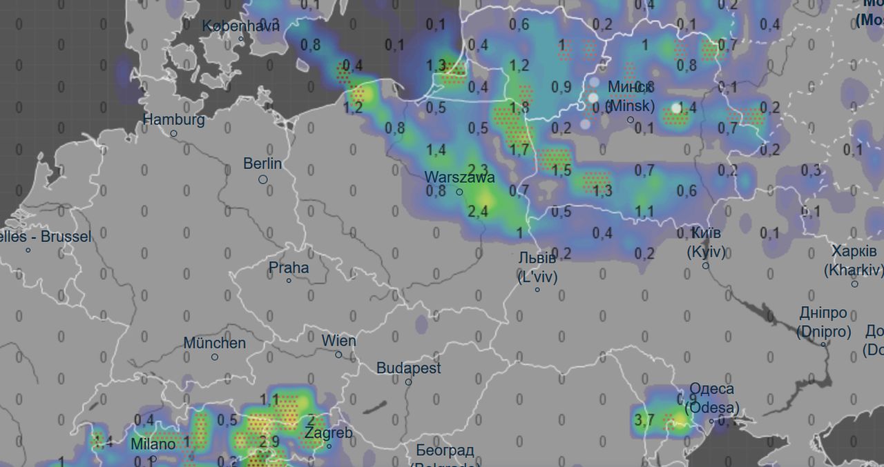 Burza i deszcz. Pogoda nie rozpieszcza