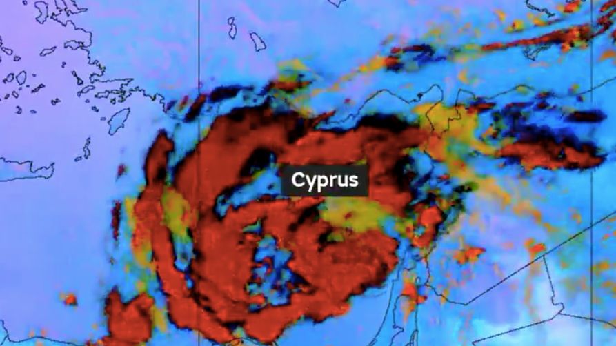 "Medicane" może powodować wyjątkowo obfite deszcze do niedzieli