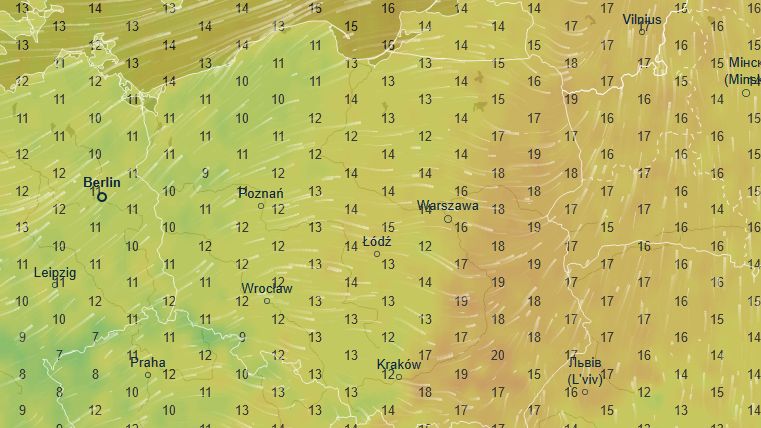 W sobotę nad ranem temperatura spadnie nawet do 9 stopni.