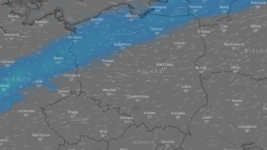 Prognoza pogody na niedzielę (na zdjęciu: ok. godz. 15) nie wszystkich nastroi optymistycznie