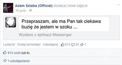 Adam Sztaba

Fotografia: Facebook.pl
