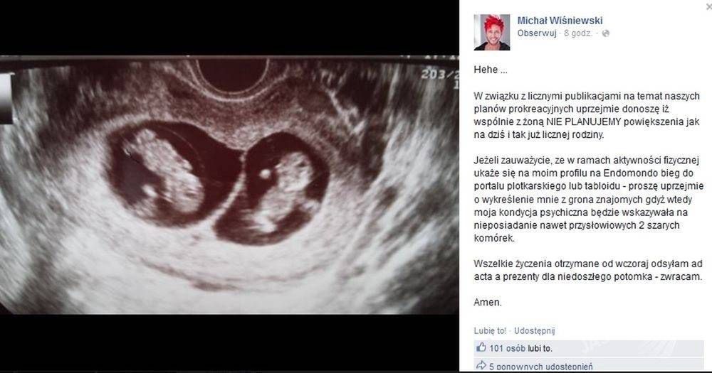 Michał Wiśniewski dementuje plotki 

Fot. ONS