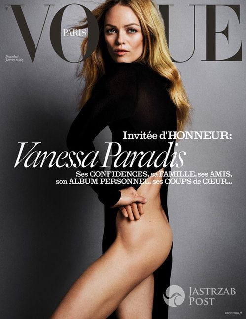 Vanessa Paradis, Vogue Paris (grudzień 2015 - styczeń 2016) (fot. Inez & Vinoodh)