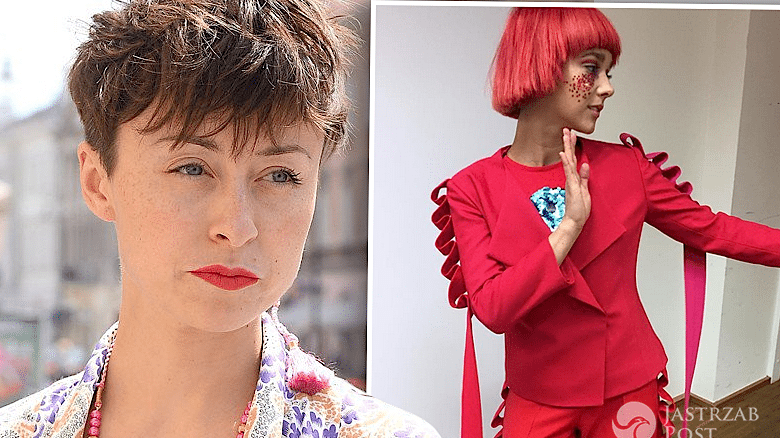 Paulina Przybysz jak Monika Brodka, geometryczna fryzura