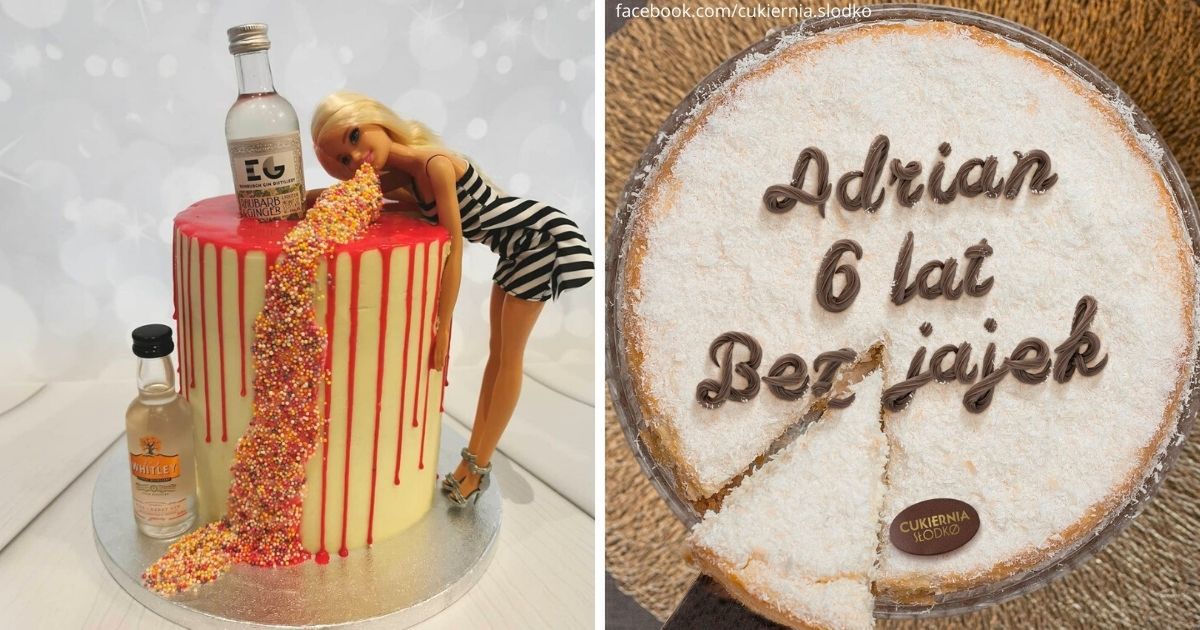 13 zabawnych tortów, które mogły zrobić jedynie osoby z dużym dystansem