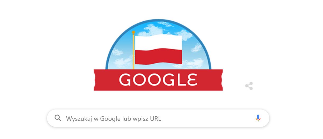 Święto Niepodległości. Google Doodle na 11 listopada