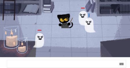 Halloween w Google Doodle