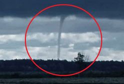 Trąba wodna nad Mierzeją Wiślaną. Zjawisko było widziane w Nowym Dworze Gdańskim i Elblągu