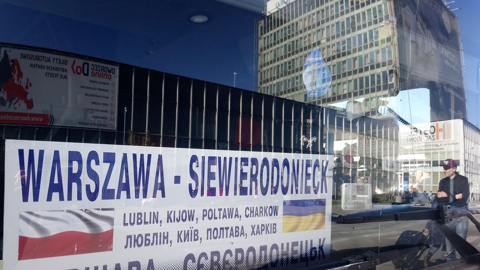 Dworzec Zachodni to miejsce, przez które przewijają się tysiące Ukraińców