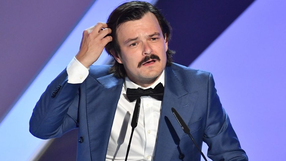 Dawid Ogrodnik na gali zamknięcia festiwalu w Gdyni.