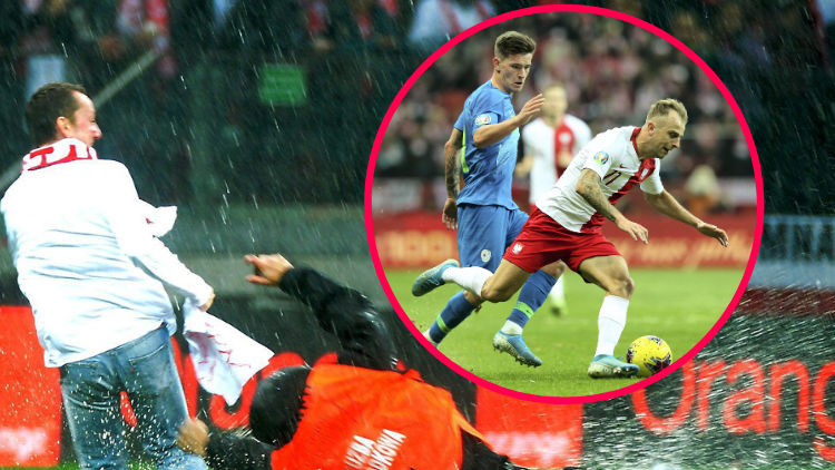 Po szarży kibica na kompletnie mokrej murawie w 2012 roku stadion dostał żartobliwą nazwę "basen narodowy". Wtedy jednak problem był pokłosiem niezamkniętego na czas dachu.