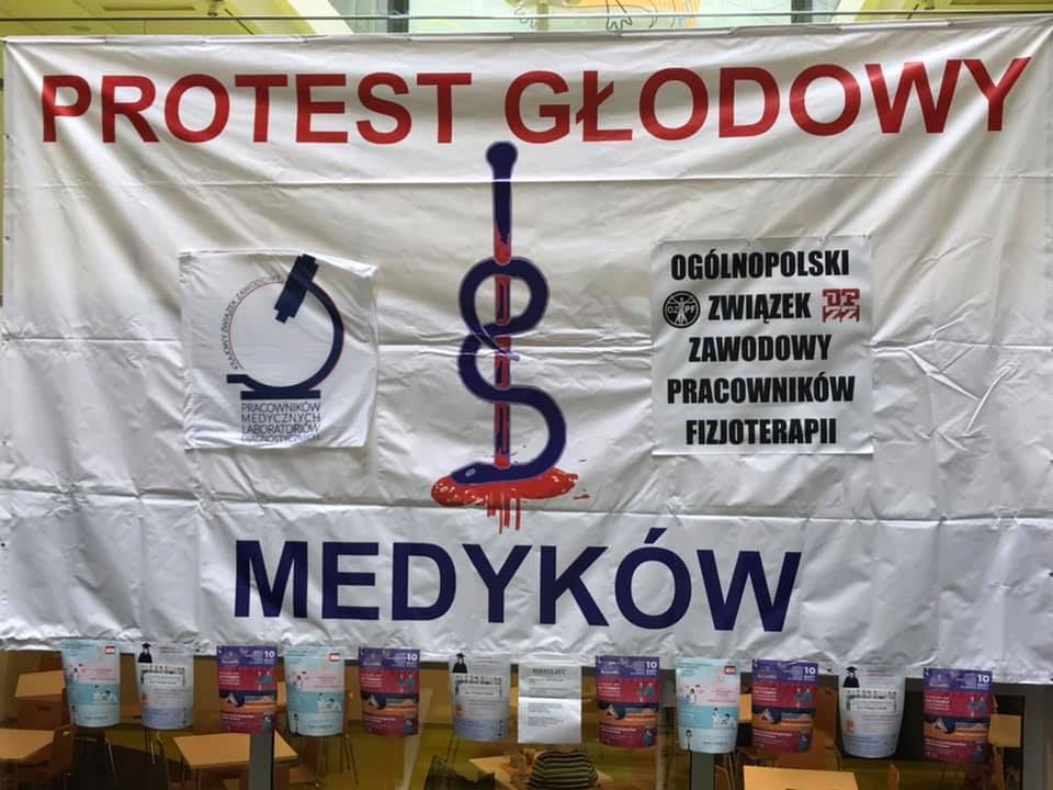 Fizjoterapeuci i diagnostycy rozpoczynają protest głodowy