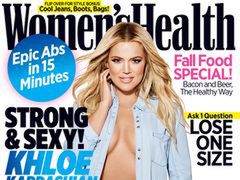 Khloe Kardashian w Women's Health