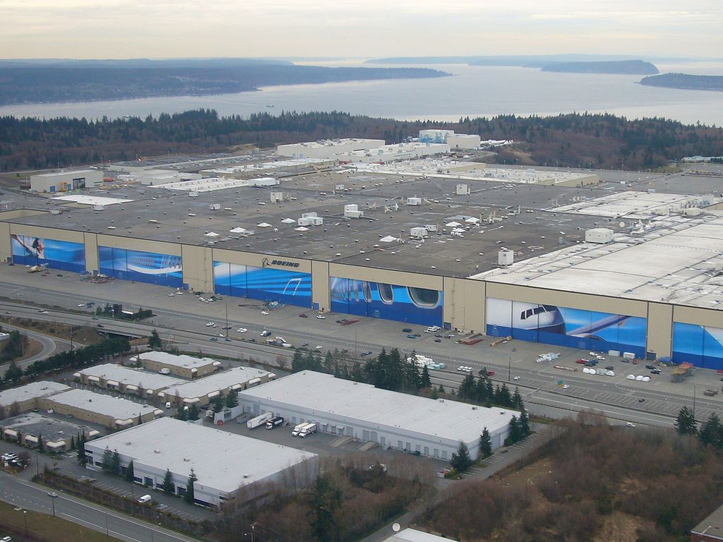 Boeing Everett Factory to największy budynek świata