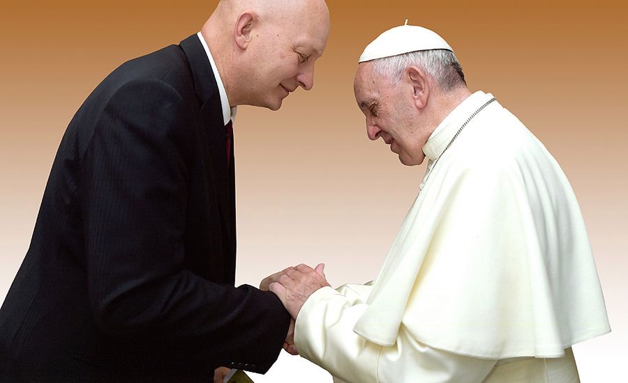 Spotkanie Daniela Pitteta z papieżem Franciszkiem, 16 czerwca 2016