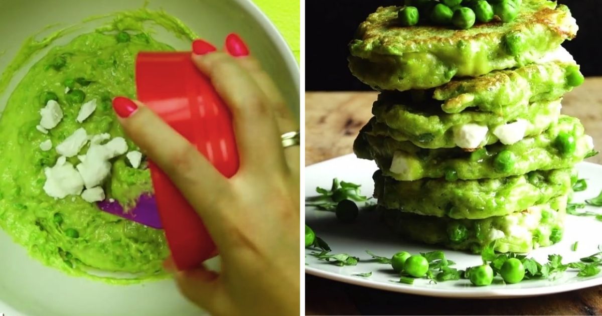 Kotlety z groszku zielonego dla juniora