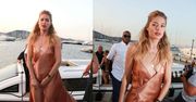 Doutzen Kroes w skrawku materiału