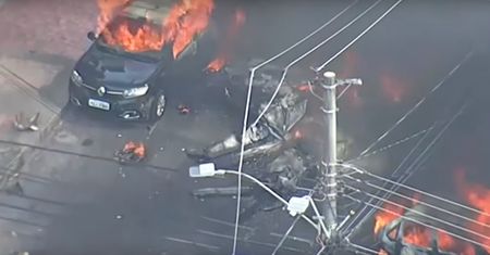 Samolot runął na przechodniów. Śmierć na ulicy