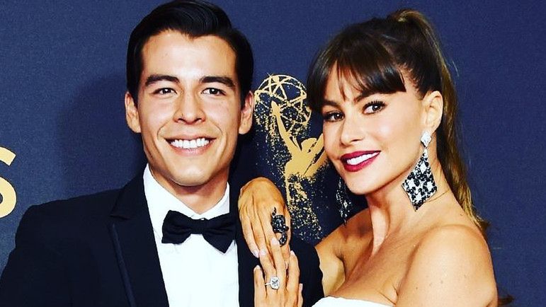 Sofia Vergara i jej syn Manolo 